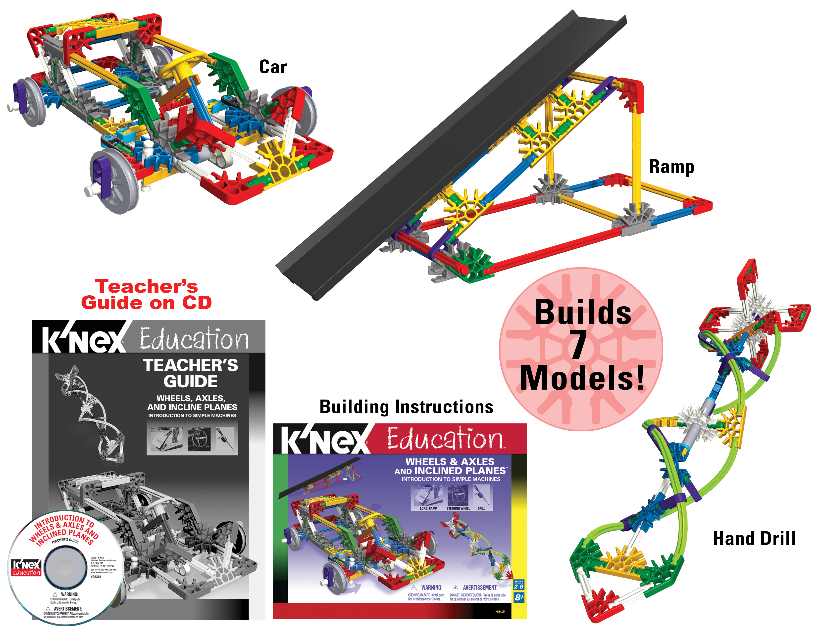 KNEX Exploring Wheels Axles And Inclined